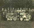 [Exmouth United A.F.C., 1926-7 : winners of the 'Peek' senior shield, the 'Passmore' junior shield, the 'Orchard' cup]