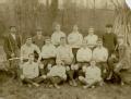 [Exmouth United A.F.C. photographed in Titt's Field, Exeter Road, about 1900]