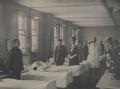 The King (Geo. Vth) & Queen (Mary) in temporary bed & hospital V