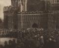 Proclamation of the accession of King Edward VII outside the West Front of Exeter Cathedral, Jan., 1901