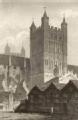 South tower &c of Exeter Cathedral, Devonshire
