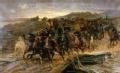 French Artillery Crossing the Flooded Aisne and Saving the Guns